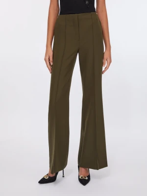 Liu Jo Flare Trousers Elegant Pine
