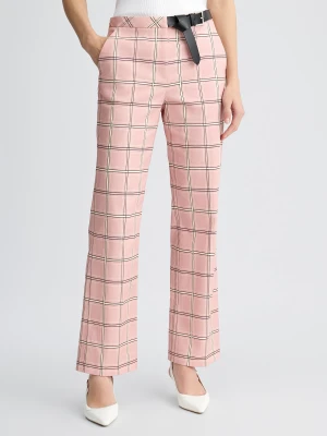 Liu Jo Flared Check Trousers LIUJO