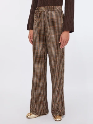 Liu Jo Flared Chequered Trousers LIUJO