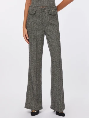 Liu Jo Flared Herringbone Trousers LIUJO