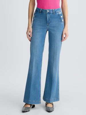 Liu Jo Flared Jeans With Buttons LIUJO