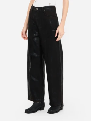 Liu Jo Flared Jeans With Coated Detailing LIUJO