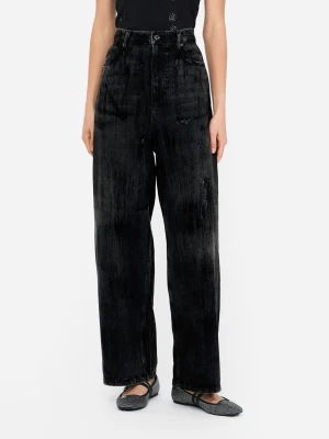 Liu Jo Flared Jeans With Coated Detailing LIUJO