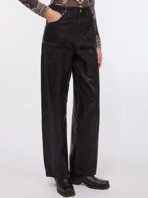 Liu Jo Flared Jeans With Coated Detailing LIUJO
