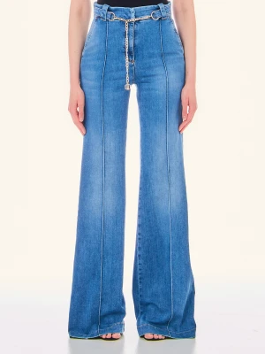 Liu Jo Flared Jeans With Jewel Chain LIUJO