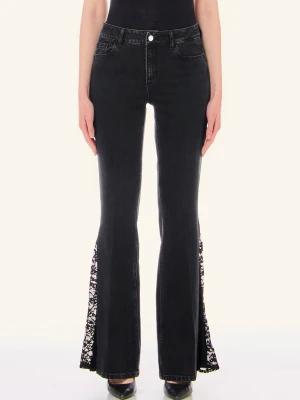 Liu Jo Flared Jeans With Lace LIUJO