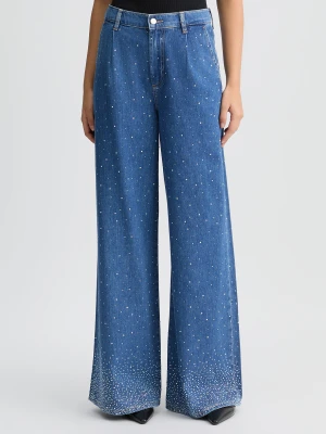 Liu Jo Flared Jeans With Rhinestones LIUJO