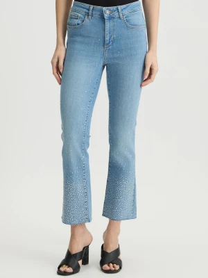 Liu Jo Flared Jeans With Rhinestones LIUJO