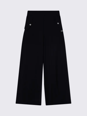Liu Jo Flared Trousers With Branded Buttons LIUJO