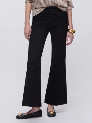 Liu Jo Flared Trousers With Branded Buttons LIUJO