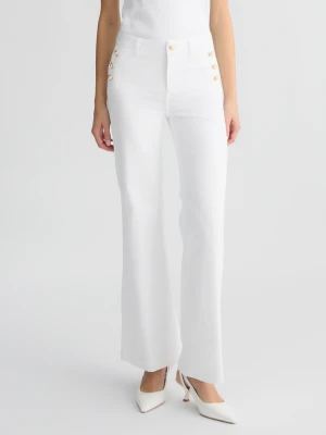 Liu Jo Flared Trousers With Buttons LIUJO