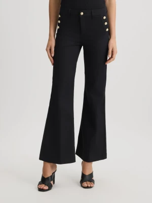 Liu Jo Flared Trousers With Buttons LIUJO