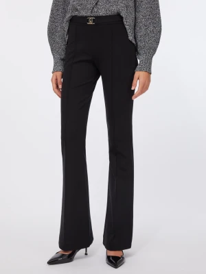 Liu Jo Flared Trousers With Logo Belt LIUJO