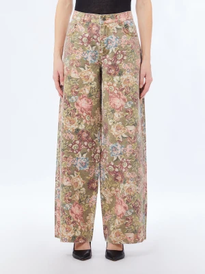 Liu Jo Flared Trousers With Print
