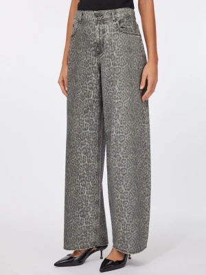 Liu Jo Flared Trousers With Print LIUJO