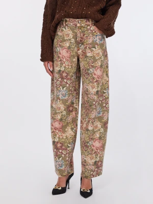 Liu Jo Flared Trousers With Print LIUJO