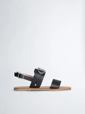 Liu Jo Flat Leather Sandals LIUJO