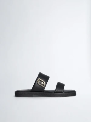 Liu Jo Flat Leather Sandals LIUJO