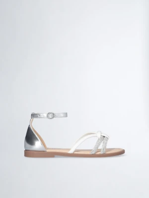 Liu Jo Flat Sandals With Rhinestones LIUJO