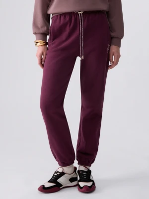 Liu Jo Fleece Trousers Aubergine