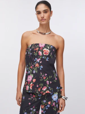 Liu Jo Floral Bustier Top
