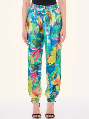 Liu Jo Floral Cargo Trousers LIUJO