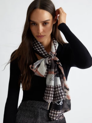 Liu Jo Floral Chequered Stole LIUJO