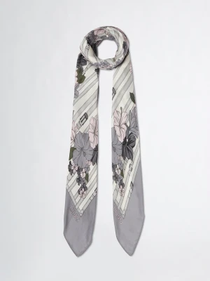 Liu Jo Floral Scarf czarny
