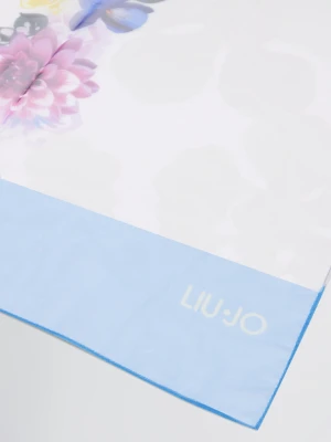 Liu Jo Floral Shawl With Logo LIUJO