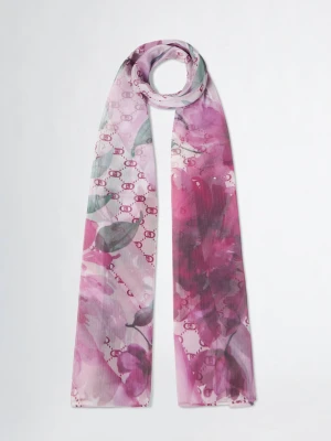 Liu Jo Floral Stole różowy