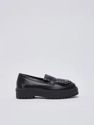 Liu Jo Loafers With Fringe czarny
