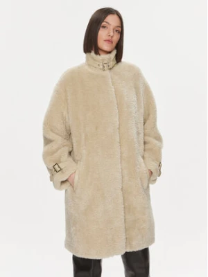 Liu Jo Futro MF3176 ES002 Beżowy Relaxed Fit