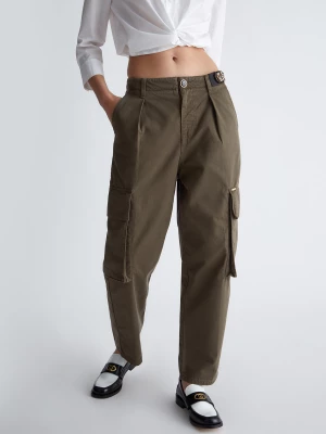 Liu Jo Gabardine Cargo Trousers LIUJO