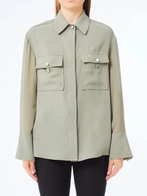 Liu Jo Jacket Overshirt In Gabardine