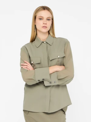 Liu Jo Gabardine Overshirt Jacket LIUJO