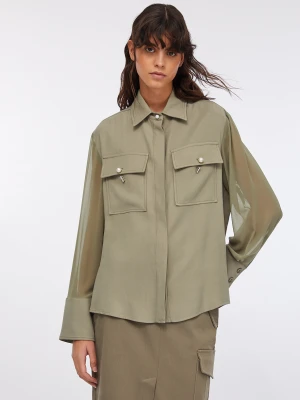 Liu Jo Gabardine Overshirt Jacket LIUJO