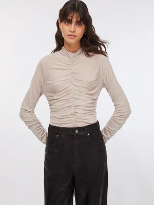Liu Jo Gathered Wool-blend Top LIUJO