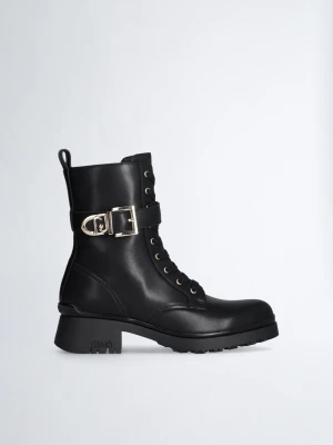 Liu Jo Genuine Leather Combat Boots LIUJO