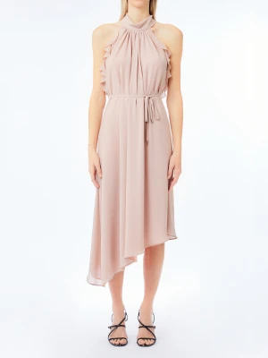 Liu Jo Elegant Dress With Ruffles Light Pink