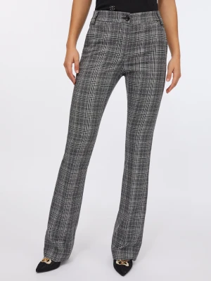 Liu Jo Glen Plaid Flare Trousers LIUJO