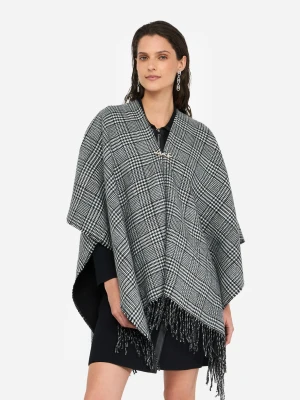 Liu Jo Glen Plaid Poncho LIUJO