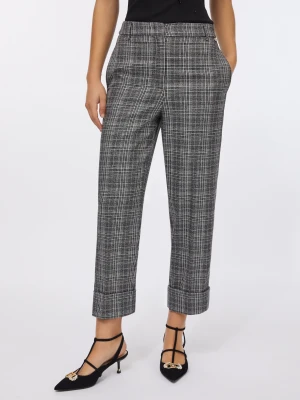 Liu Jo Glen Plaid Trousers LIUJO