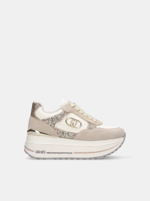 Liu Jo Glitter And Nylon Super-platform Sneakers LIUJO