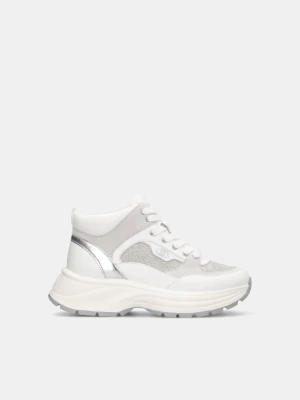 Liu Jo Glittery Mesh Mid-top Sneakers LIUJO
