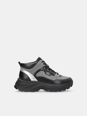 Liu Jo Glittery Mesh Mid-top Sneakers LIUJO