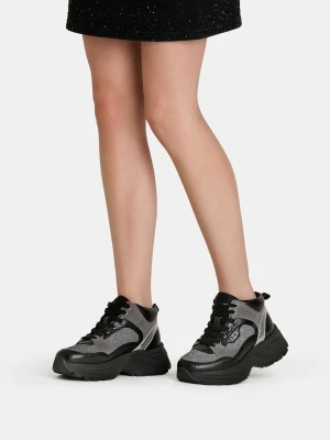 Liu Jo Glittery Mesh Mid-top Sneakers LIUJO