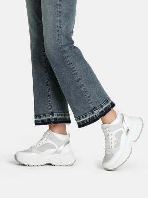 Liu Jo Glittery Mesh Mid-top Sneakers LIUJO