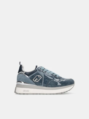 Liu Jo Glossy Denim Platform Sneakers LIUJO