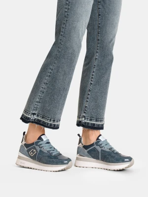 Liu Jo Glossy Denim Platform Sneakers LIUJO