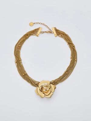 Liu Jo Choker Necklace With Rosa złoty